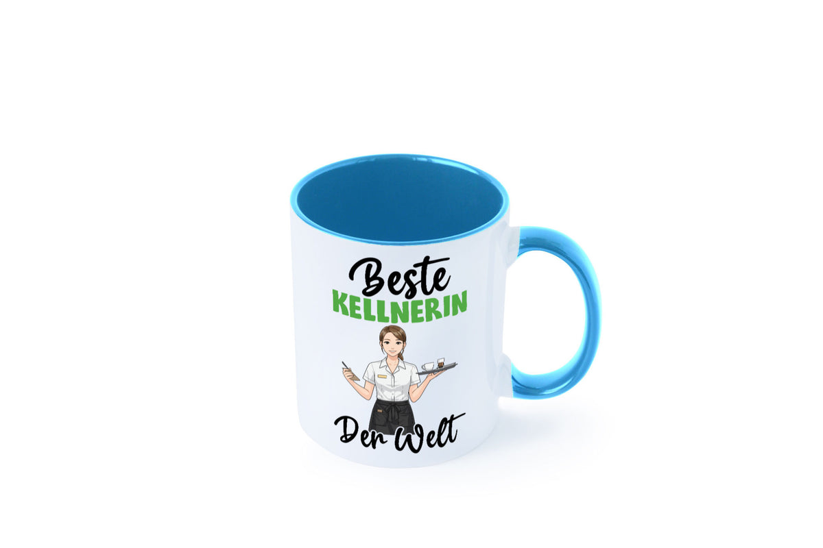 Beste Kellnerin | Beruf kellnern Bedienung v2 Humor Arbeit Kollegen Büro Tasse