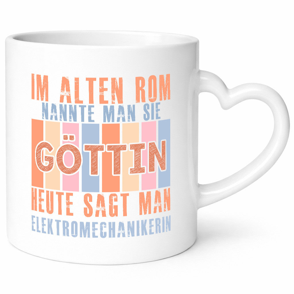 Heute sagt man: Elektromechanikerin | Mechanikerin Geschenkidee Humor Tasse