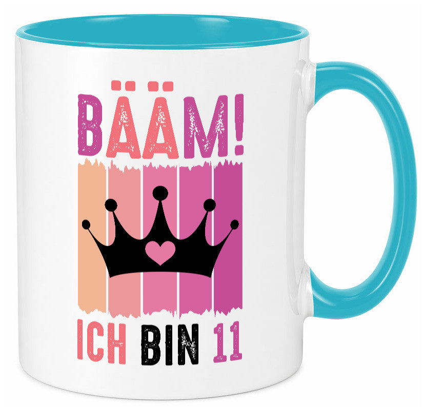 11. Geburtstag | 11 Jahre Bääm ich bin Krone Humor Geschenkidee Tasse