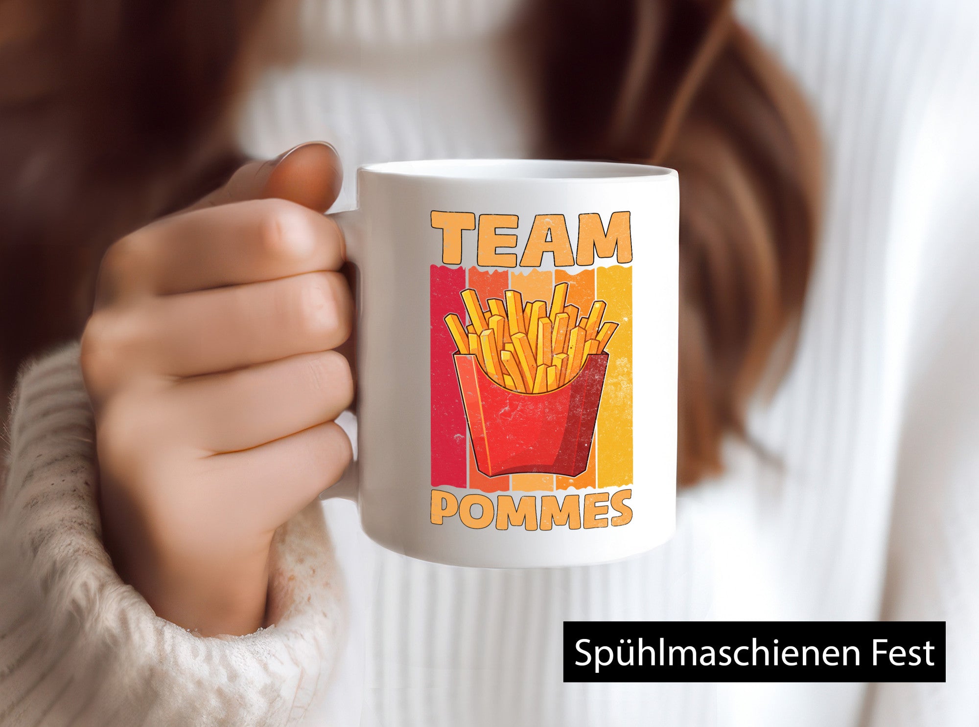 Team Pommes | Frites Liebhaber Humor Geschenkidee Tasse