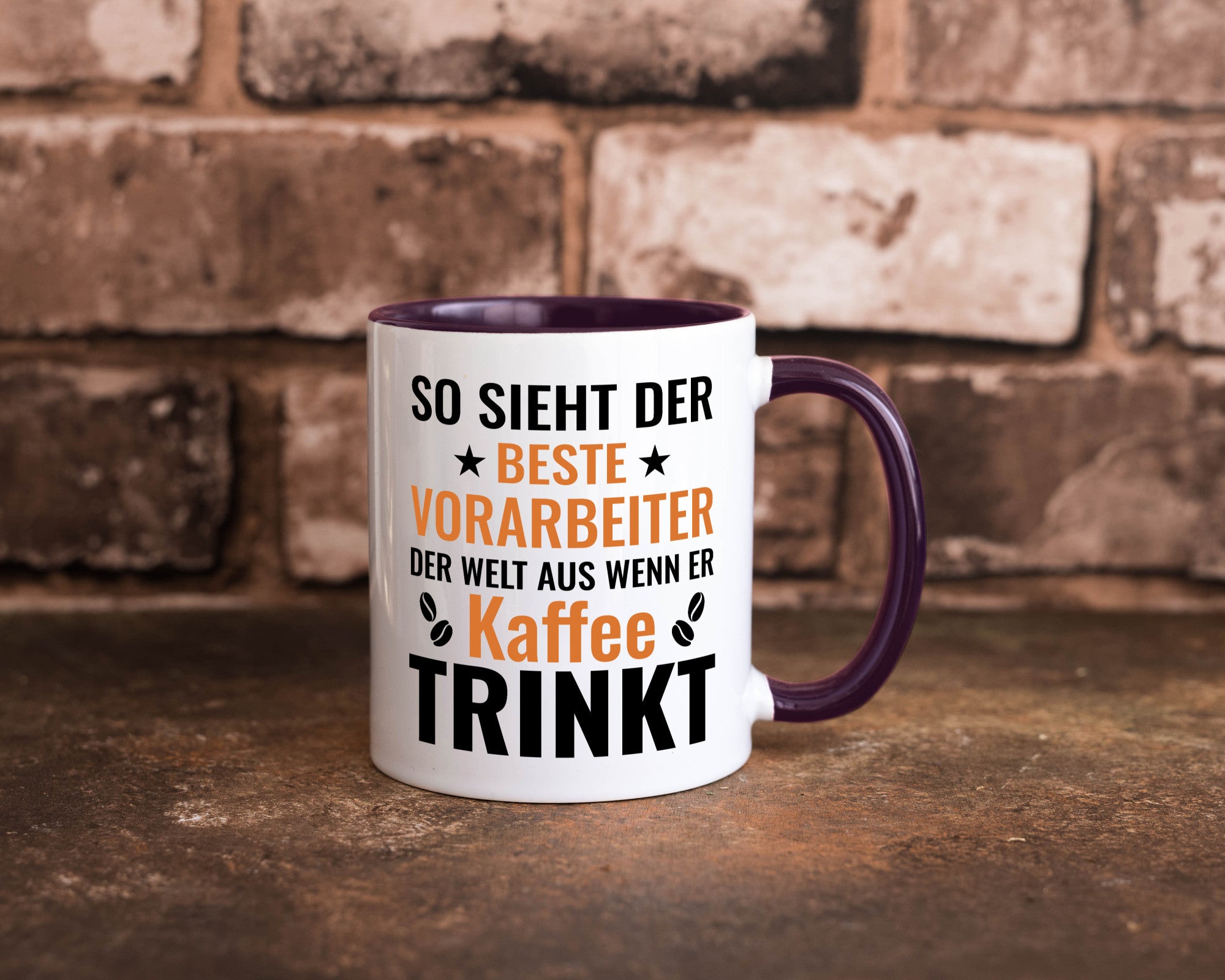 Kaffee trinkt: Vorarbeiter | Kollege Teamleiter Geschenk Arbeit Kollegen Büro
