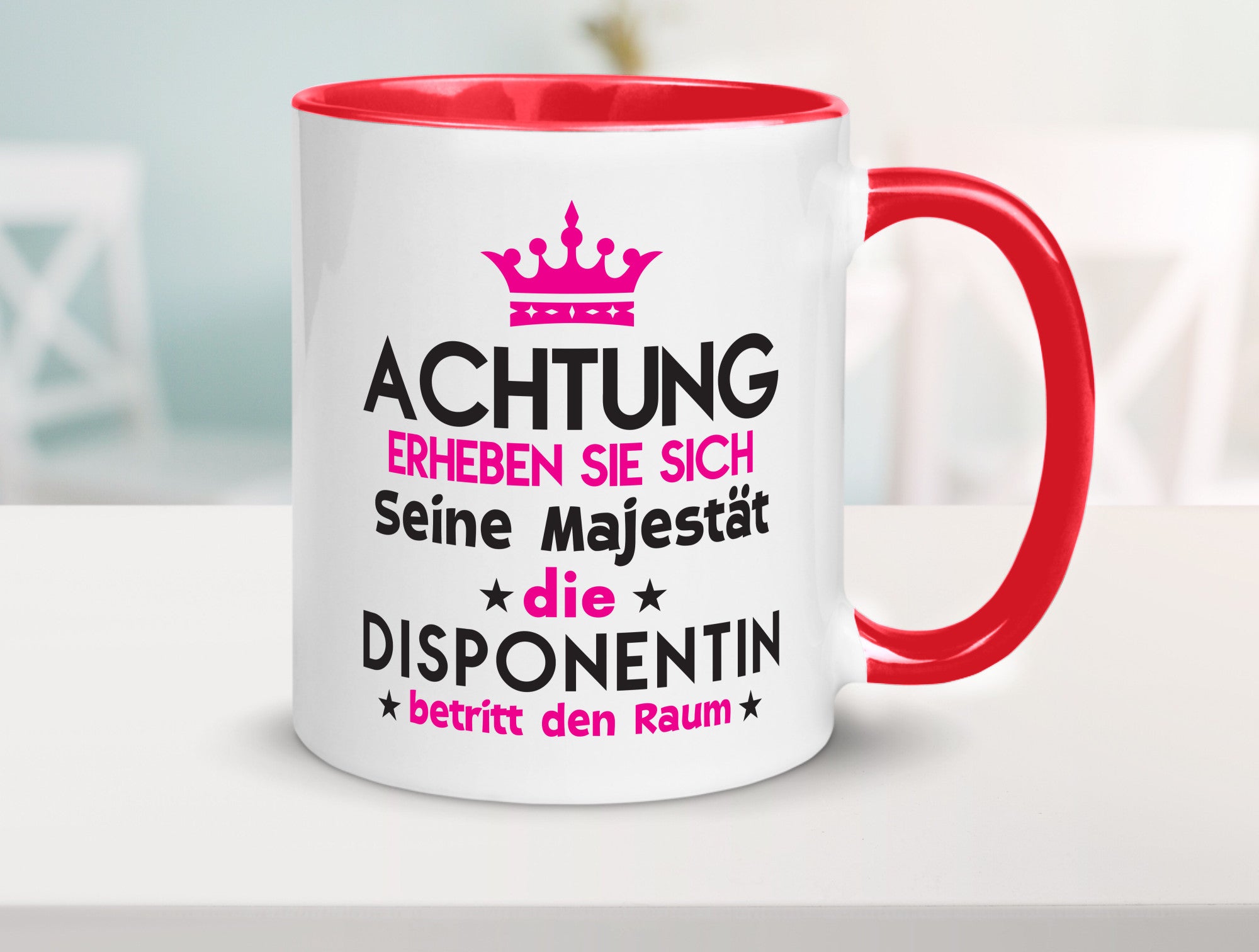 Seine Majestät Disponentin | Zuteilerin Geschenk Humor Geschenkidee lustiger