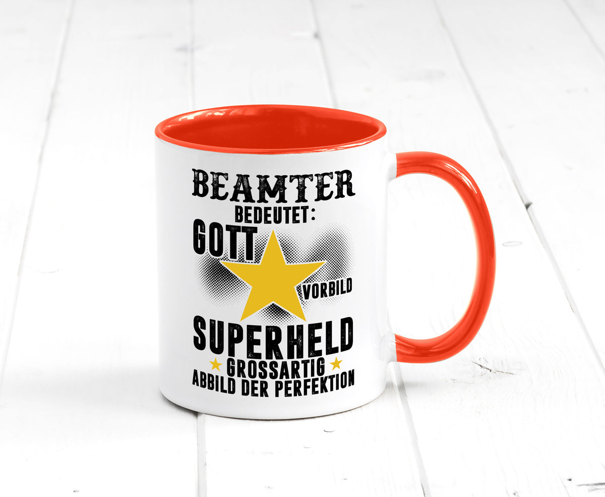 Bedeutung von Beamter | Verbeamtung öffentlicher Dienst Humor Geschenkidee Tasse