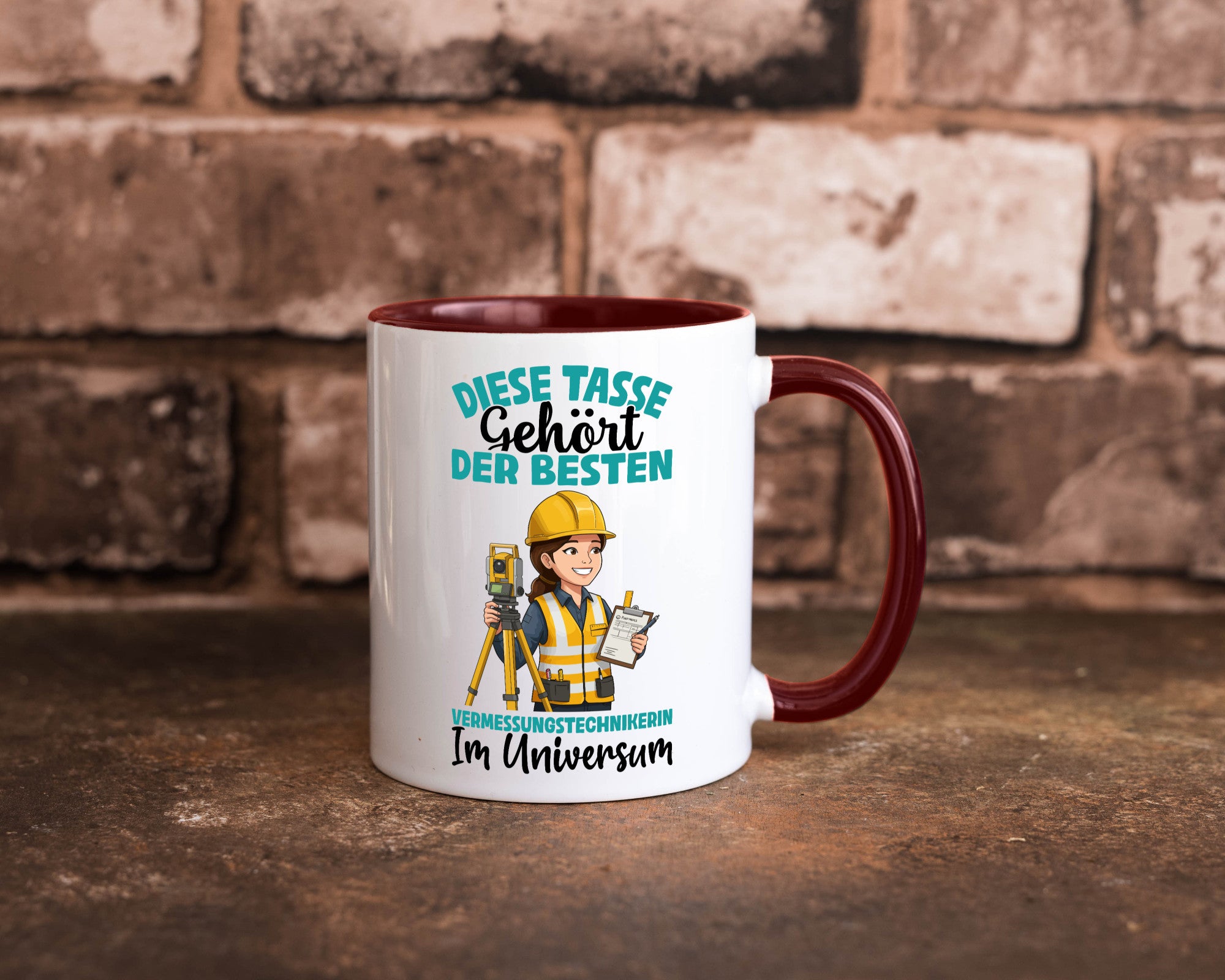 Im Universum: Vermessungstechnikerin | Techniker lustiger Spruch Geschenk Humor