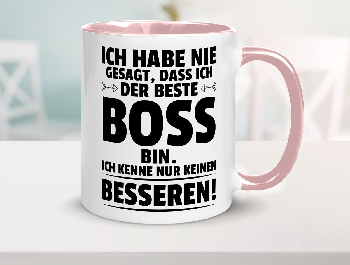 Der Beste Boss | Führungskraft Vorgesetzter lustiger Spruch Geschenk Humor Tasse