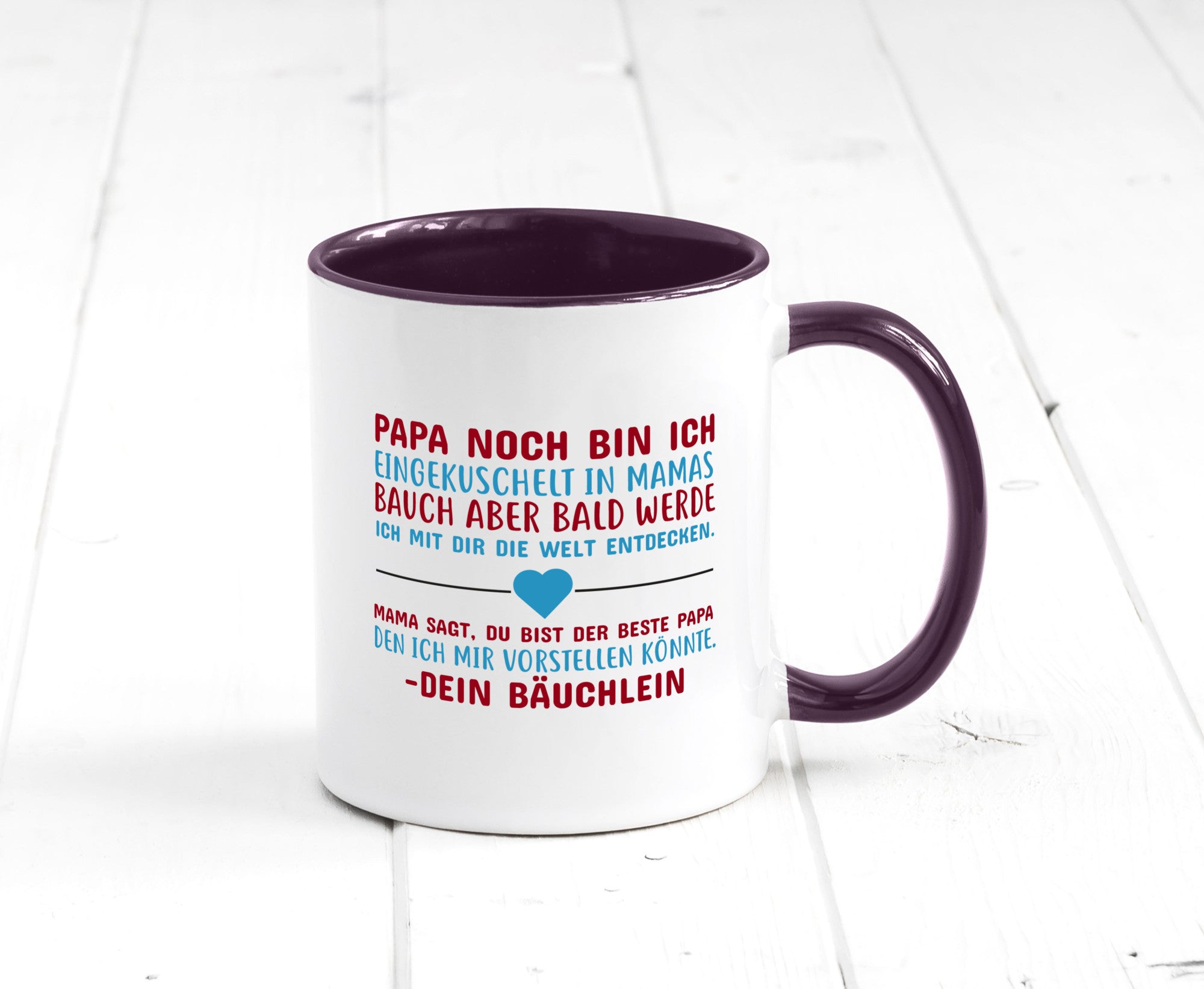 Schwangerschaft | Vaterschaft Tasse Papa Spruch Geschenk Familie Geschenkidee