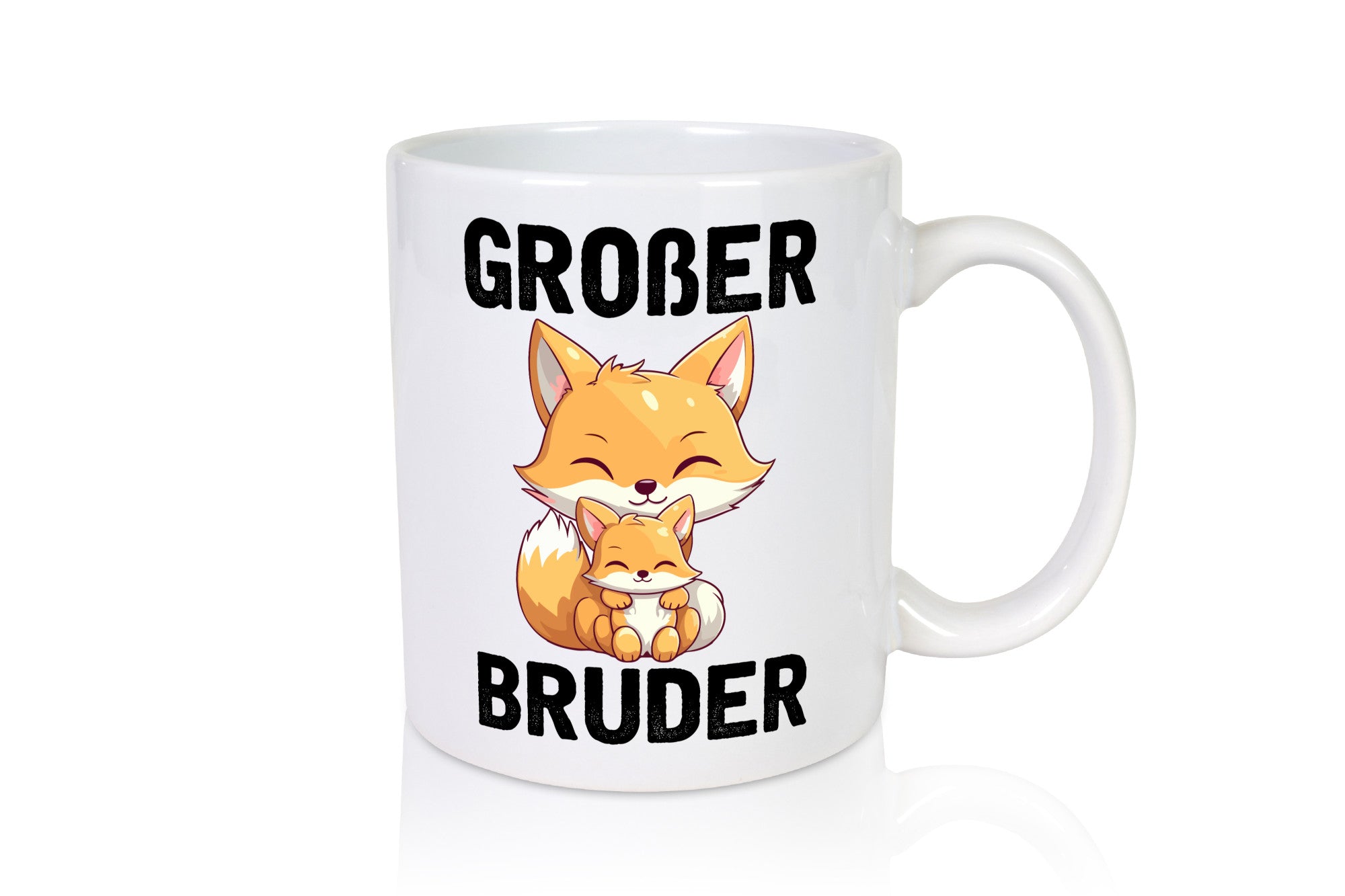 Ich werde großer bruder | Fuchs Schwagerschaft Geschenkidee Humor Tasse