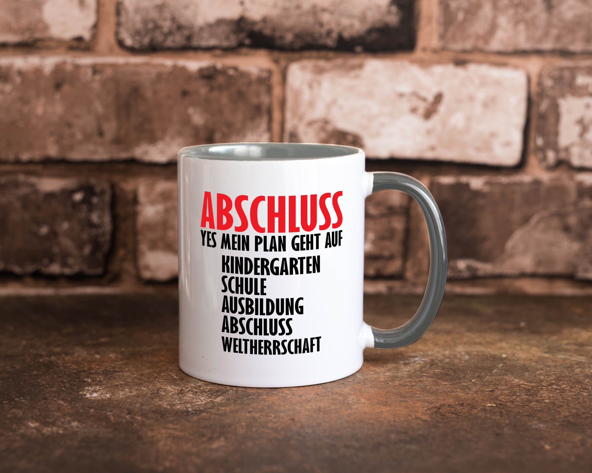 Abschluss Bachelor Geschenkidee Humor Tasse