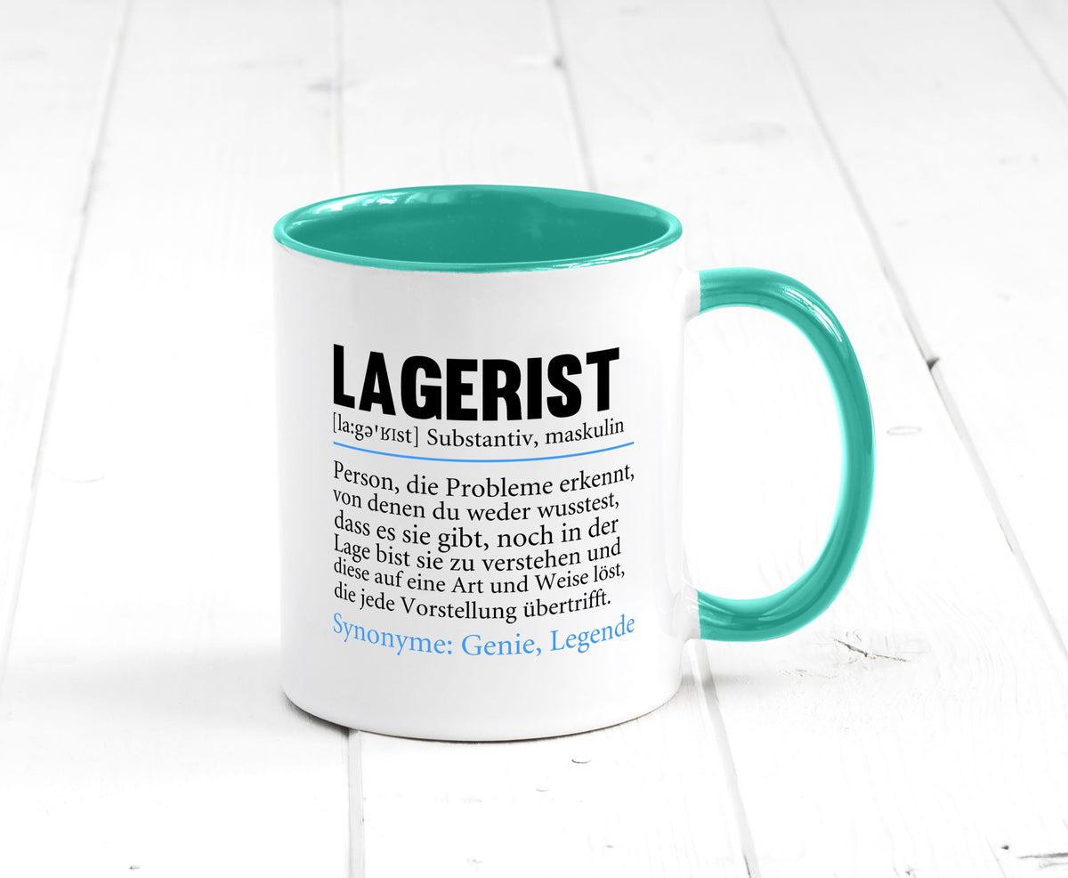 Lagerist | Spruch Beruf Lageristen Lager Arbeiter lustiger Geschenk Arbeit Tasse
