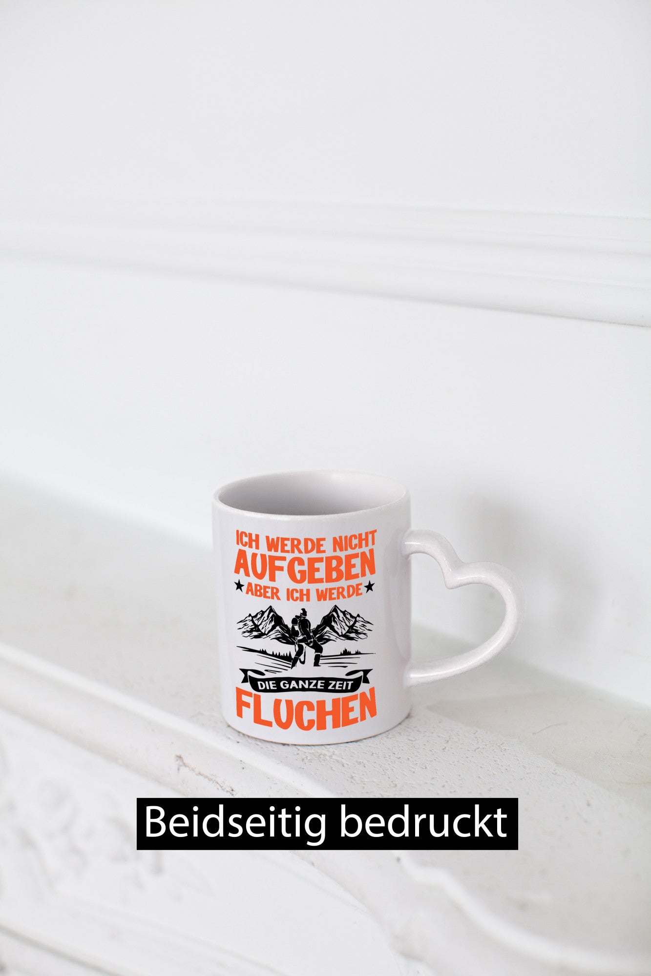 Ich gebe nicht auf lustiger Spruch Geschenk Humor Geschenkidee Tasse