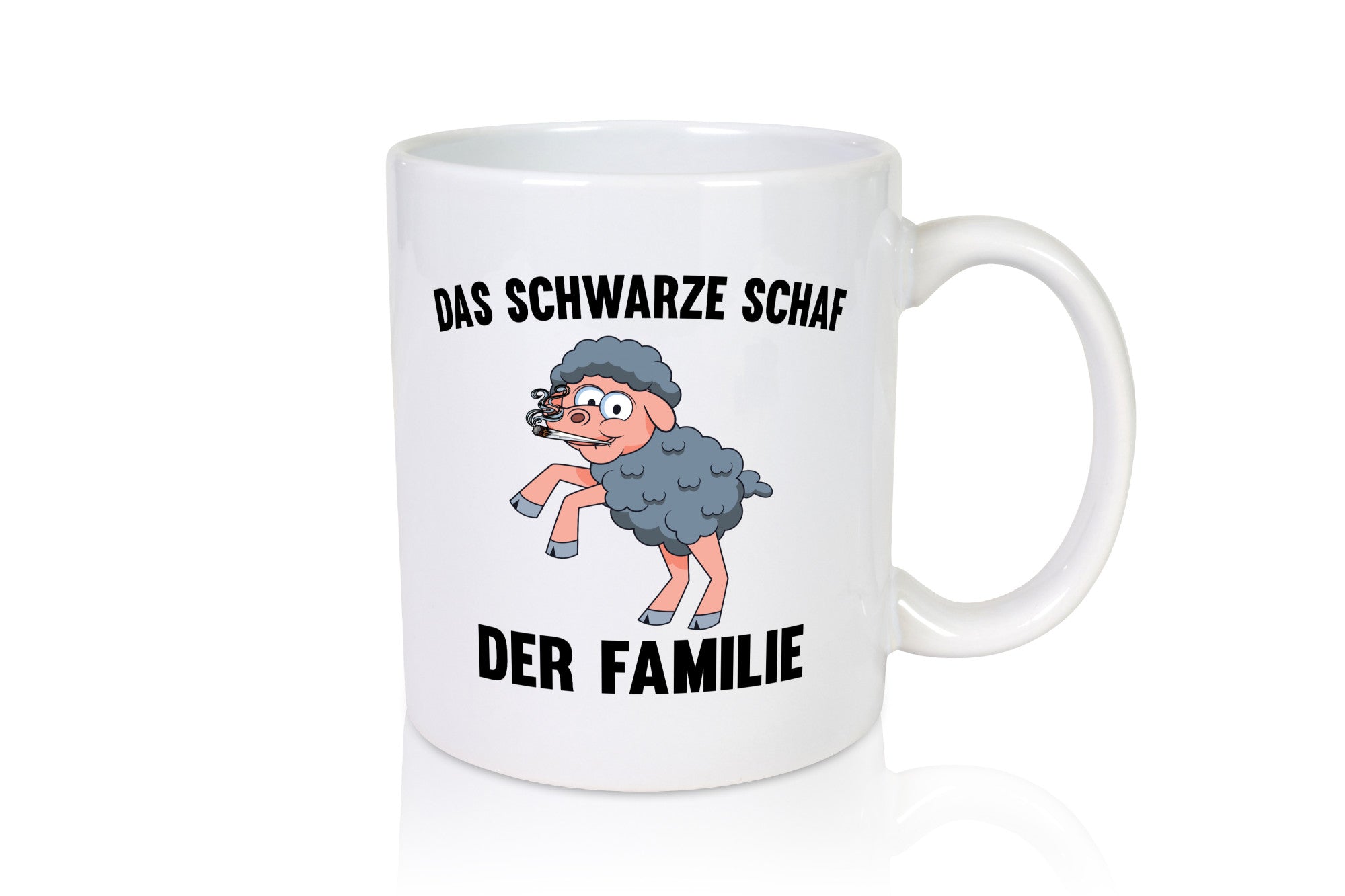 Das schwarze Schaf der Familie | Böses Kind Ärger Humor Geschenkidee Tasse