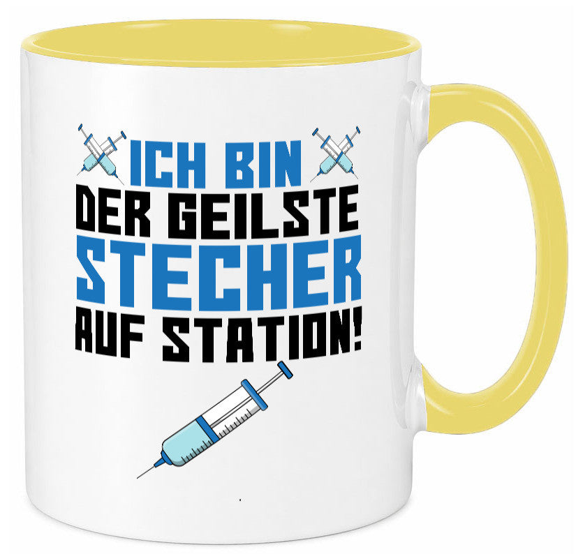 Ich bin der geilste Stecher | Pfleger Arzt Spritze lustig Humor Geschenkidee