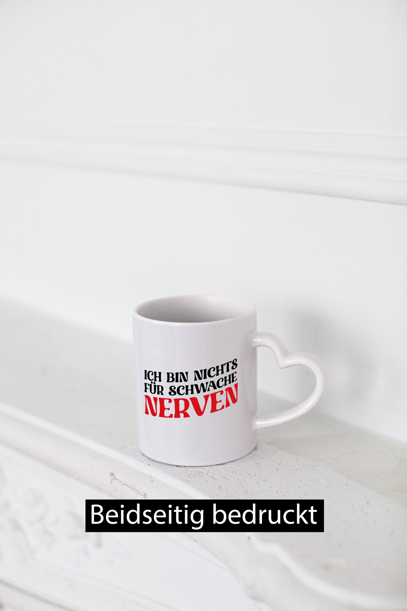 Ich bin nichts für schwache Nerven v2 Geschenkidee Humor Tasse