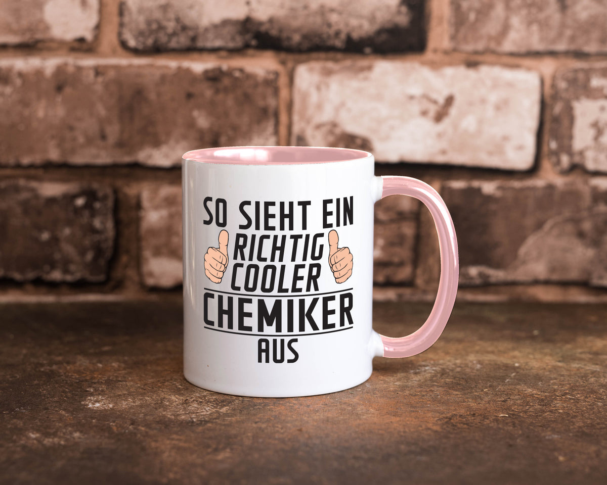 Richtig Cooler Chemiker | Chemie Labor Wissenschaft lustig Humor Geschenkidee Tasse