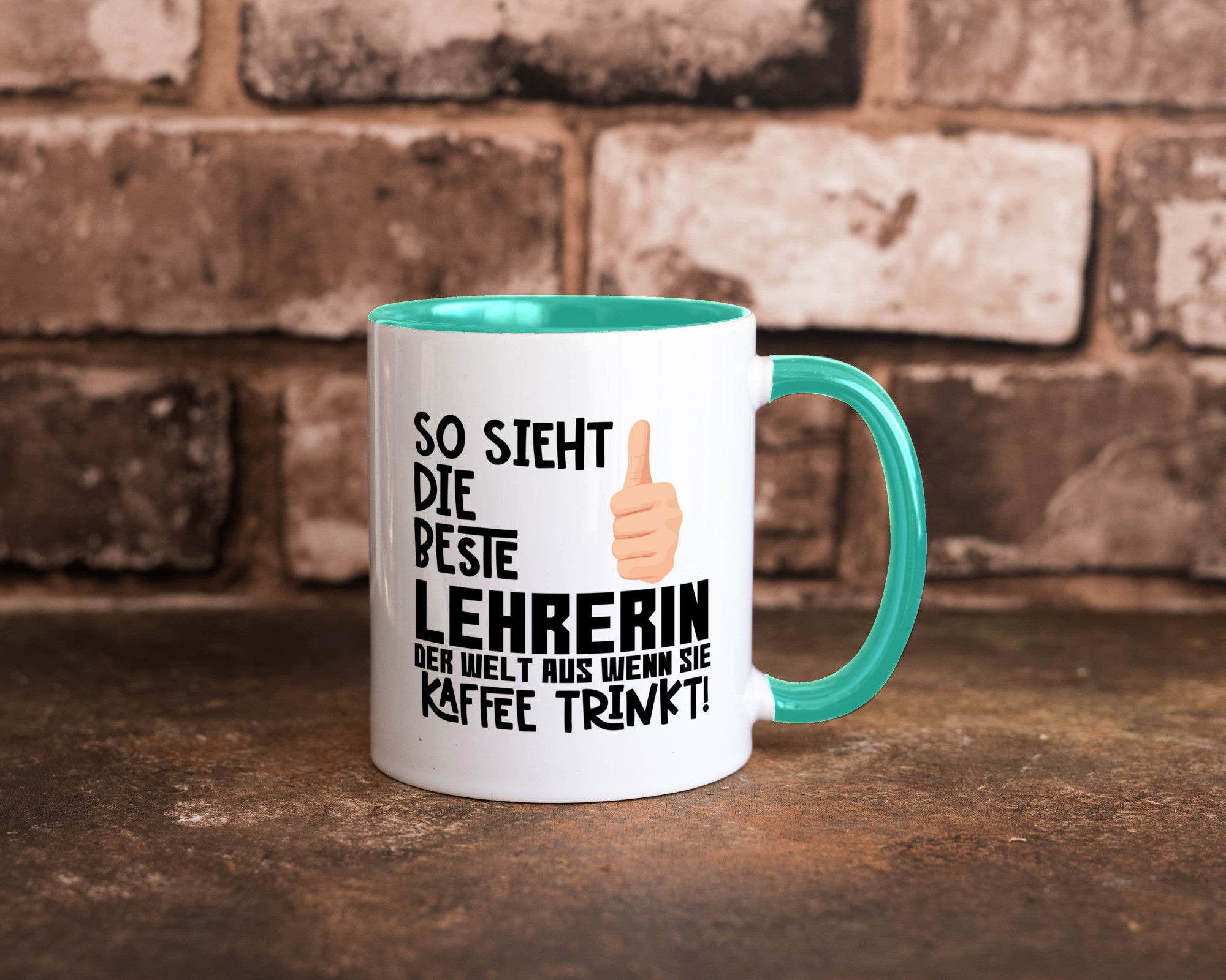Beste Lehrerin | Lehrer Tasse Schule Dankeschön lustiger Spruch Geschenk Humor