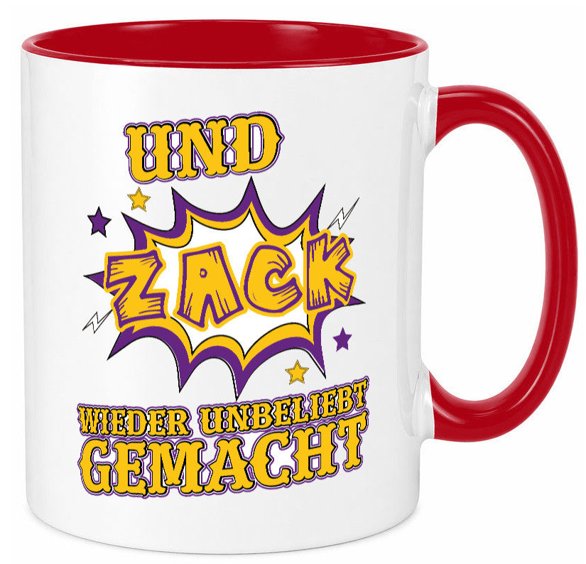 Wieder unbeliebt gemacht Geschenk Humor Geschenkidee lustiger Spruch Tasse
