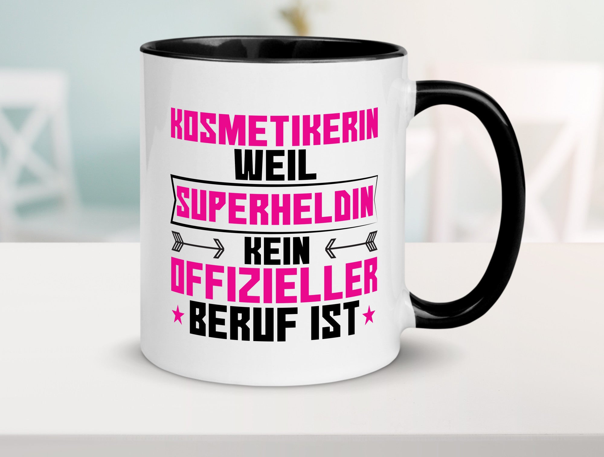 Superheldin Kosmetikerin | Kosmetik Stylistin Visagistin Geschenk Humor