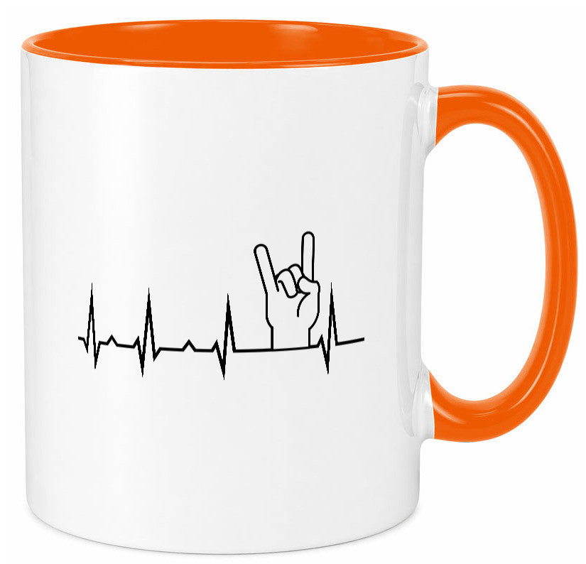 Heavy Metal Motiv | Rocker Musiker Rock Musik Geschenk Humor Geschenkidee Tasse