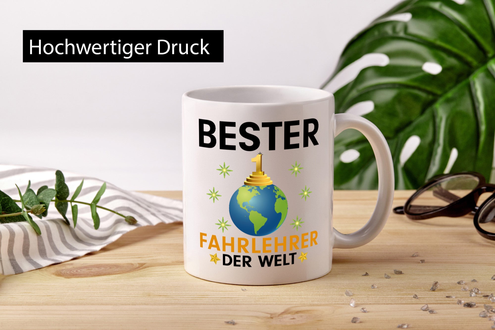 Welt Bester Fahrlehrer | Fahrschule Humor Geschenkidee Tasse