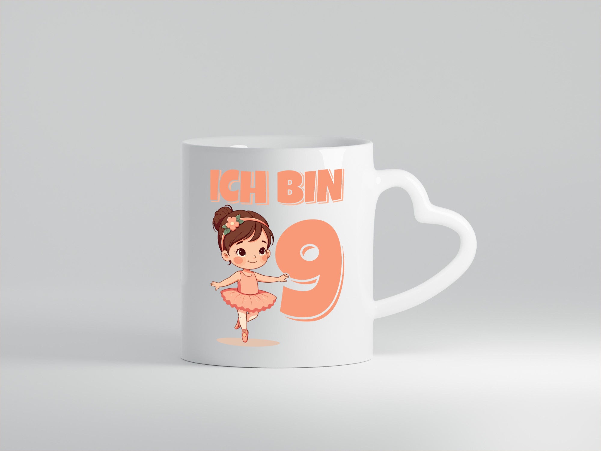 9 Geburtstag | Jahre Ballerina Mädchen Ballet Humor Geschenkidee Tasse