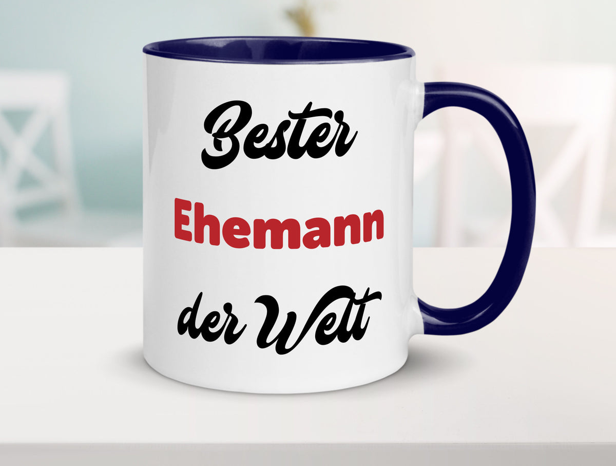 Bester Ehemann der Welt | Ehepaar Geschenkidee Humor Tasse