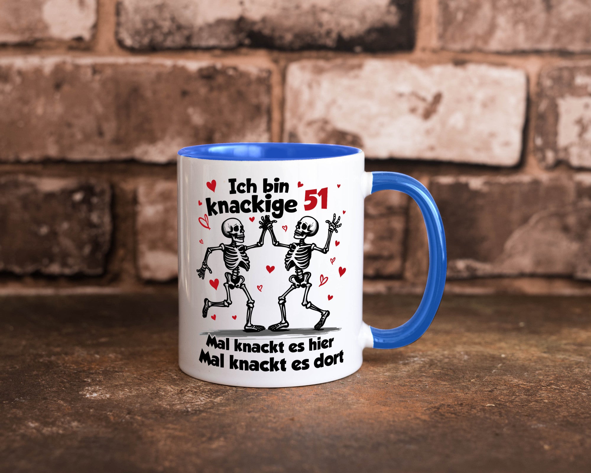 51. Geburtstag | Knackige 51 Ich bin alt v2 Humor Geschenkidee Tasse