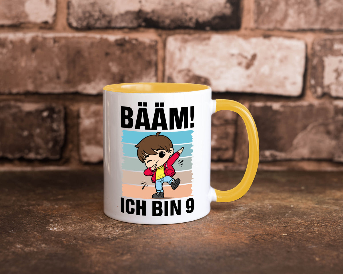 9. Geburtstag | Ich bin 9 Jahre Bäääm Dabbing Kind lustig Geschenkidee Geschenk Tasse