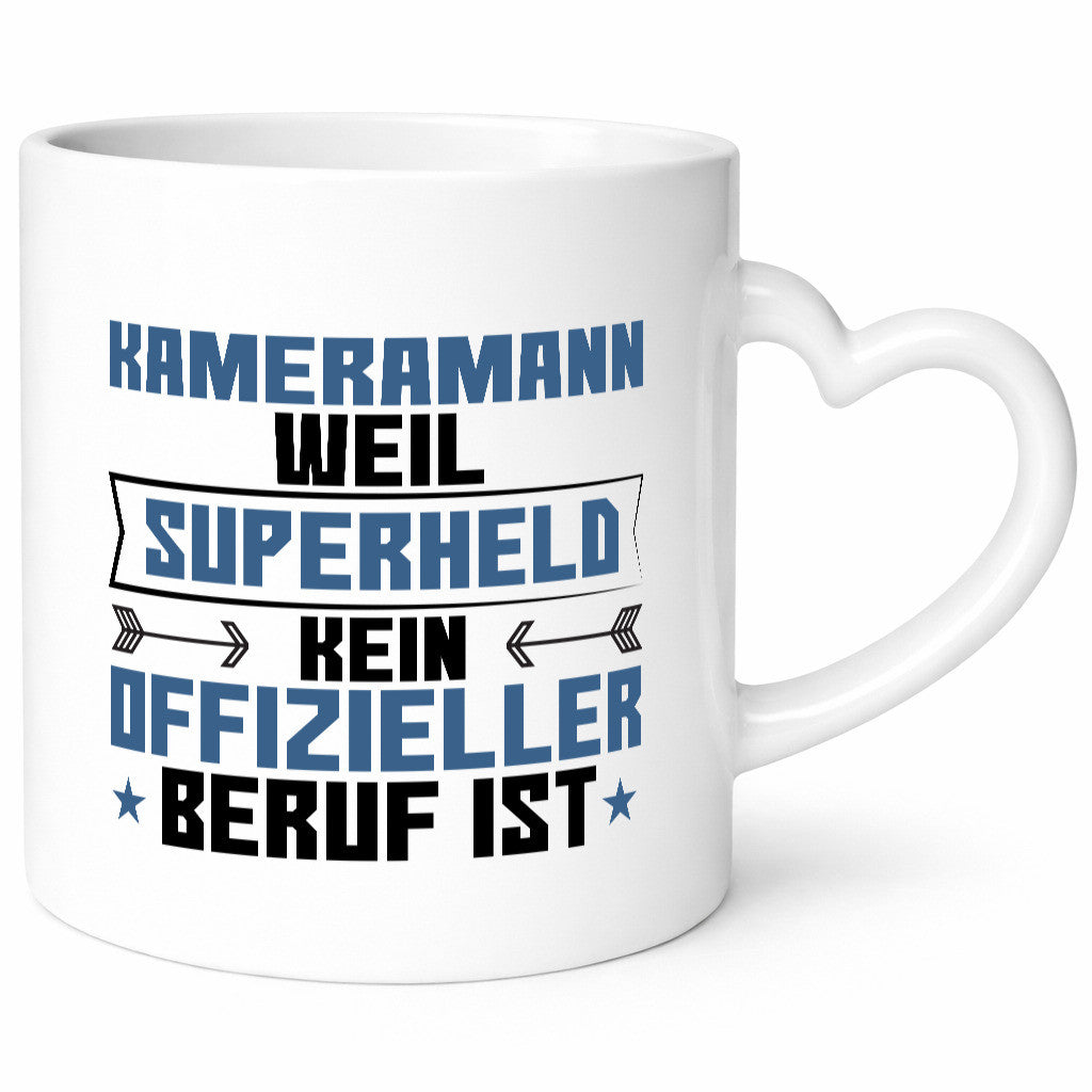 Superheld Kameramann | Kamera Geschenk Humor Geschenkidee lustiger Spruch Tasse