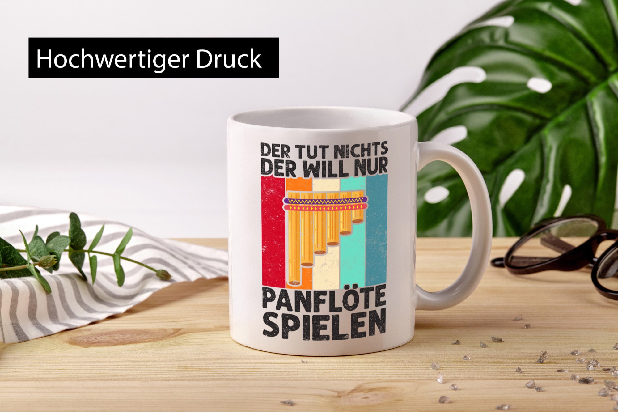 Will nur Panflöte Spielen | Panflötenspieler lustig Humor Geschenkidee Geschenk