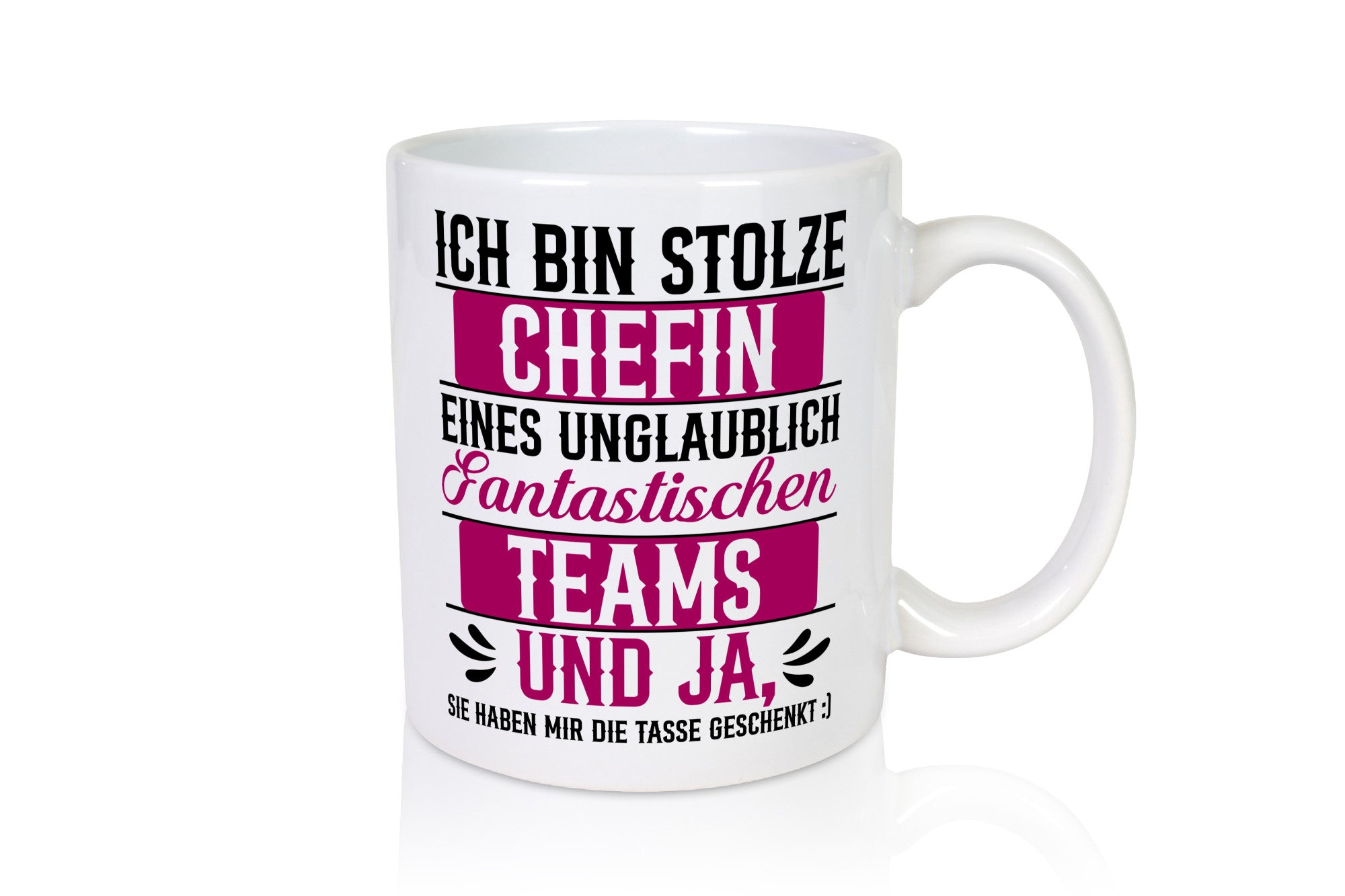 Stolze Chefin | Tolles Team Mitarbeiter lustig Arbeit Kollegen Büro Geschenk