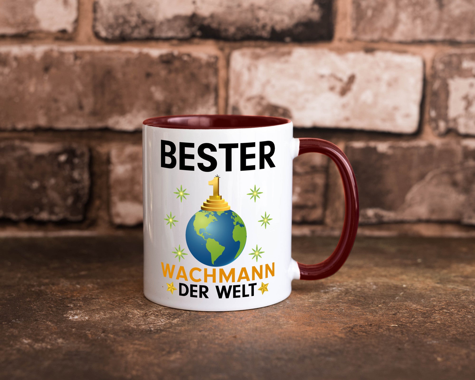 Welt Bester Wachmann | Wachpersonal Nachtwächter Humor Geschenkidee Tasse