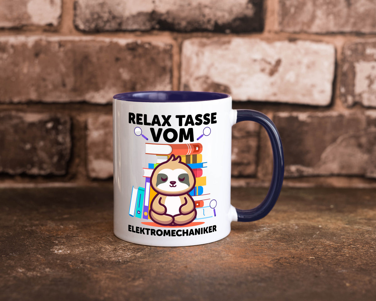 Relax Tasse: Elektromechaniker | Mechaniker Geschenk Humor Geschenkidee
