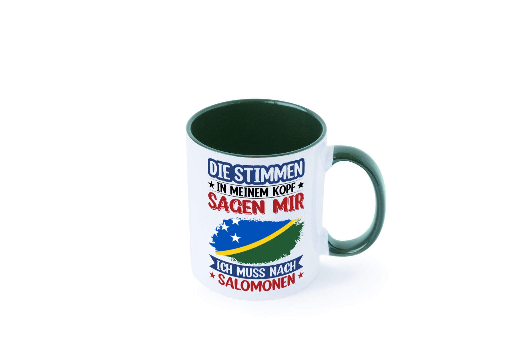 Salomonen | Urlaub Stimmen in meinem Kopf Traumland v2 Humor Geschenkidee Tasse