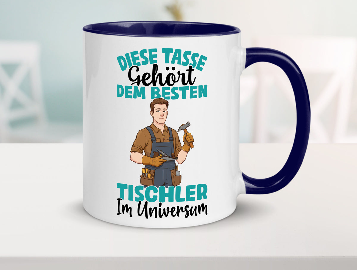 Im Universum: Tischler | Handwerk Beruf Tischlerei Geschenkidee Arbeit Kollegen Tasse
