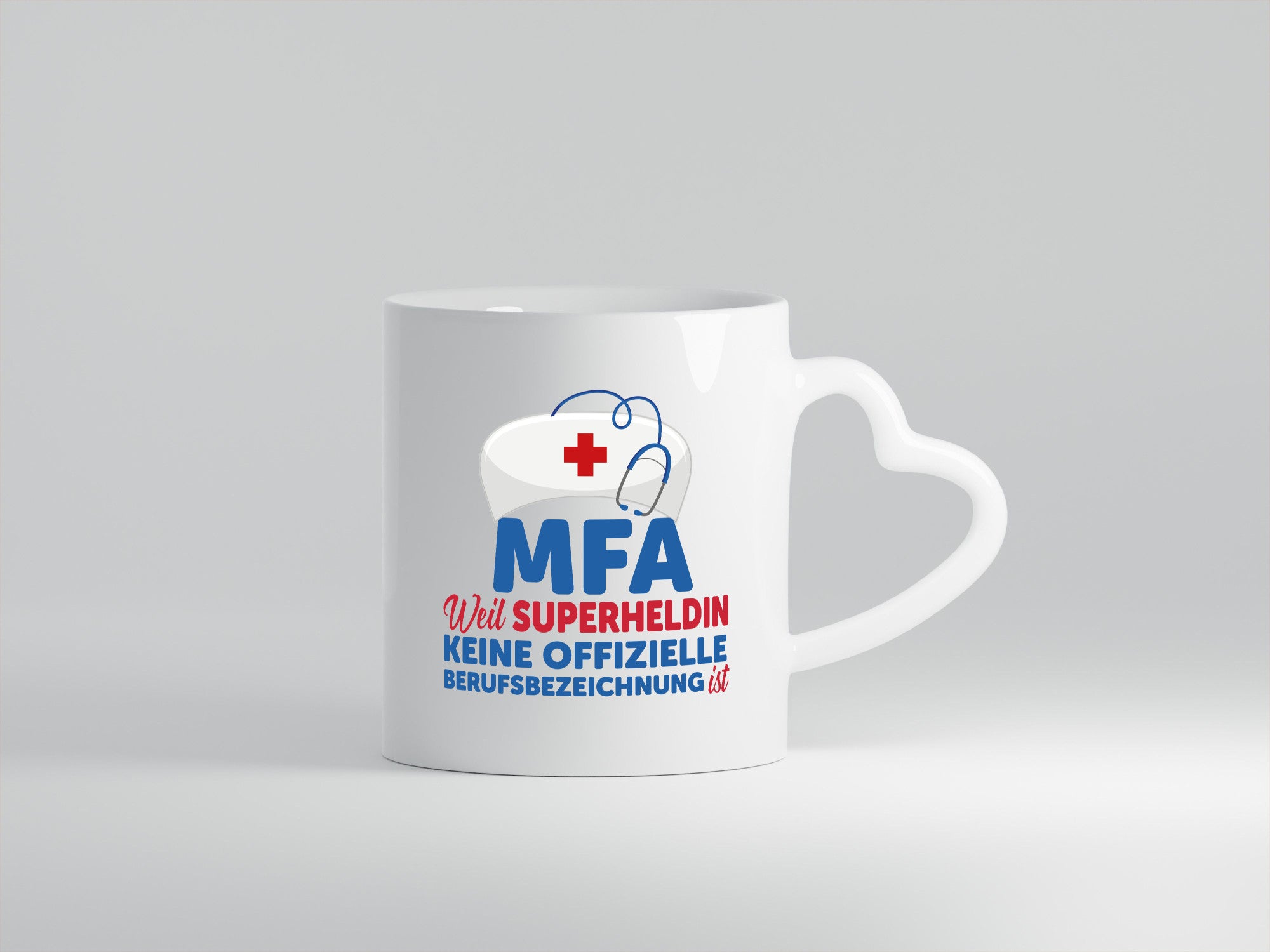 MFA Superheldin | Frauen Beruf Spruch Tasse Humor Geschenk Arbeit Kollegen Büro