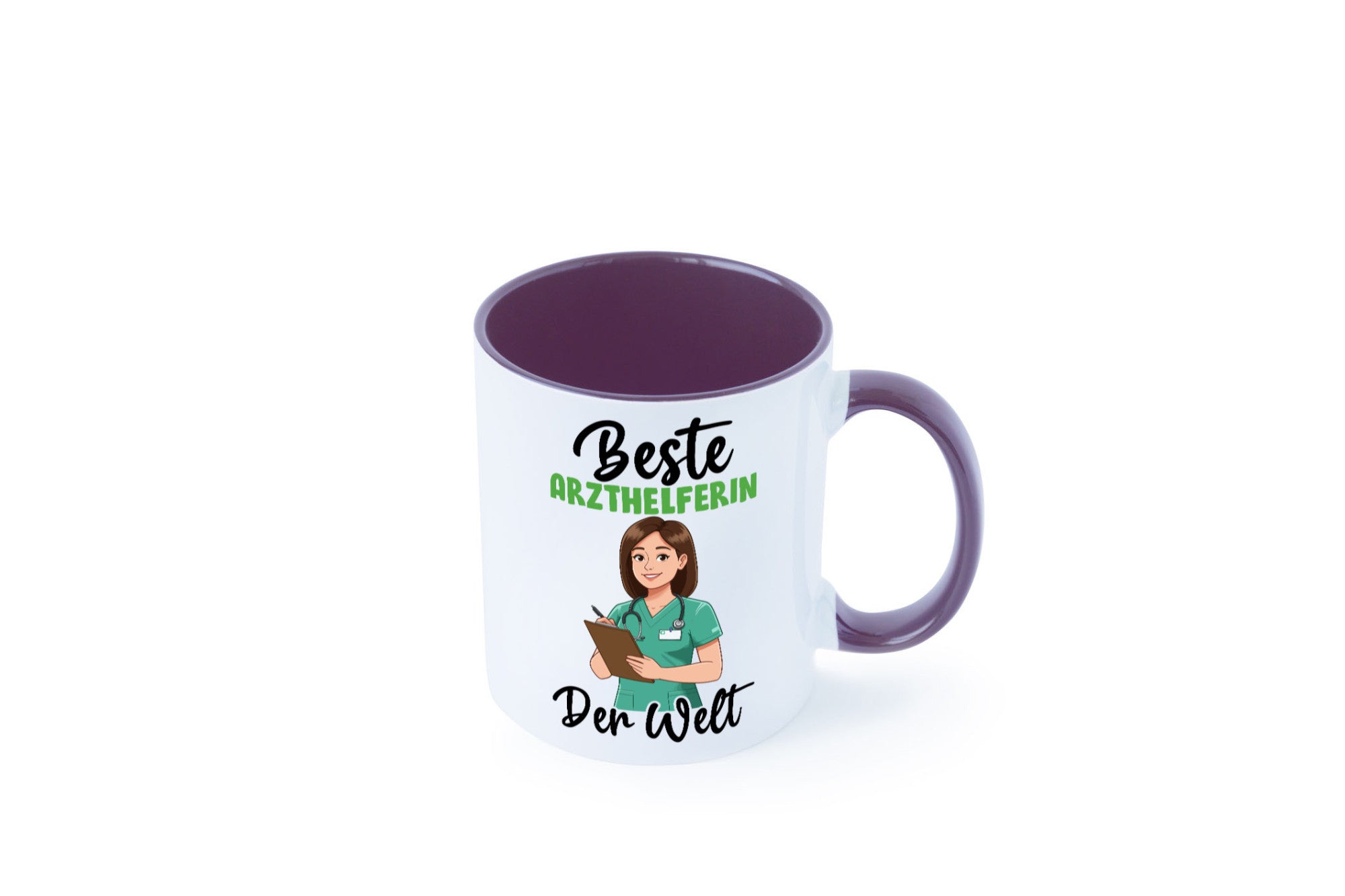 Beste Arzthelferin | Fachangestellte Medizin v2 Geschenkidee Humor Tasse