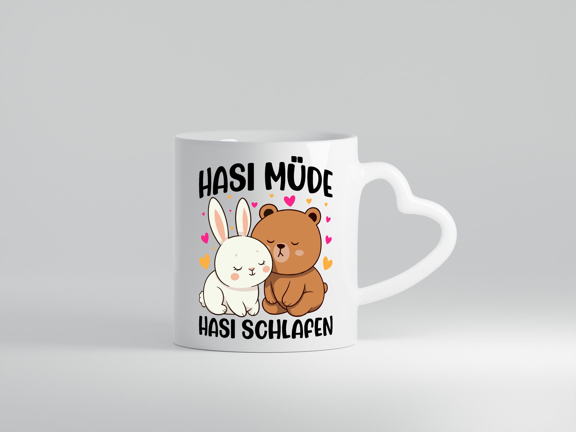 Hasi Müde | schlafen Kaninchen Häschen v2 lustiger Spruch Geschenk Humor