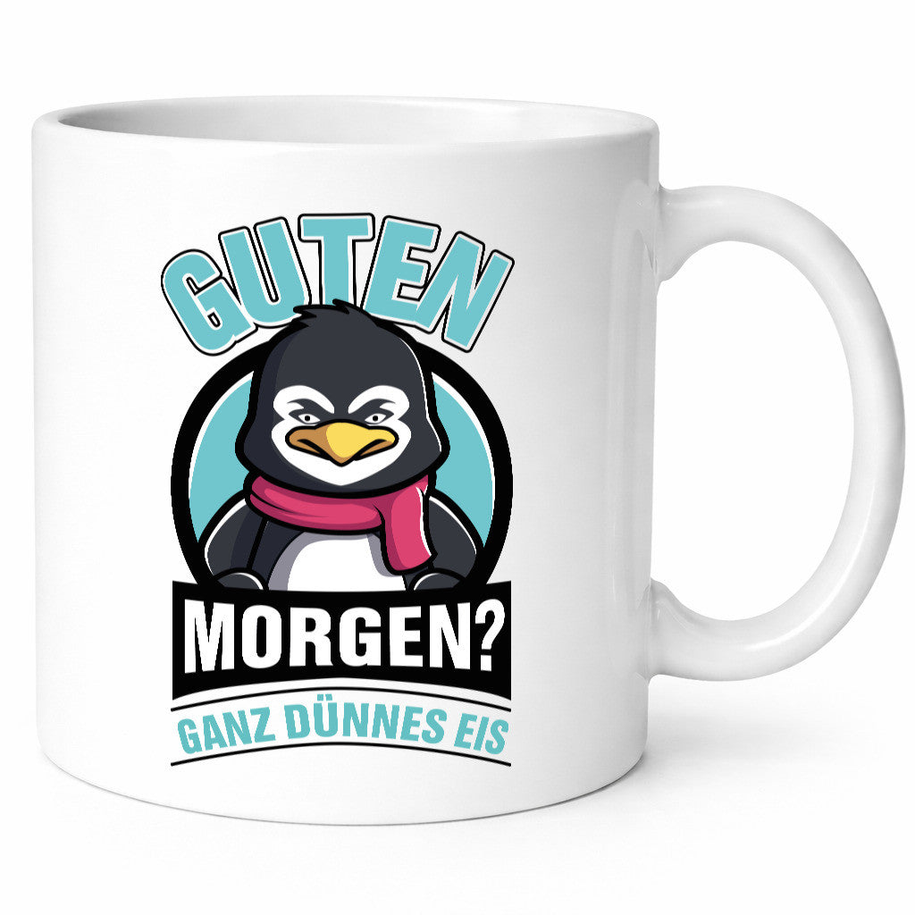 Guten Morgen? Ganz Dünnes Eis | Pinguin Geschenk Humor Geschenkidee lustiger