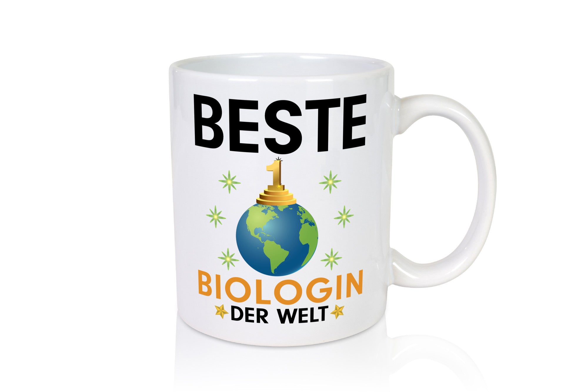 Welt Beste Biologin | Biologie Naturforscherin Geschenkidee Humor Tasse