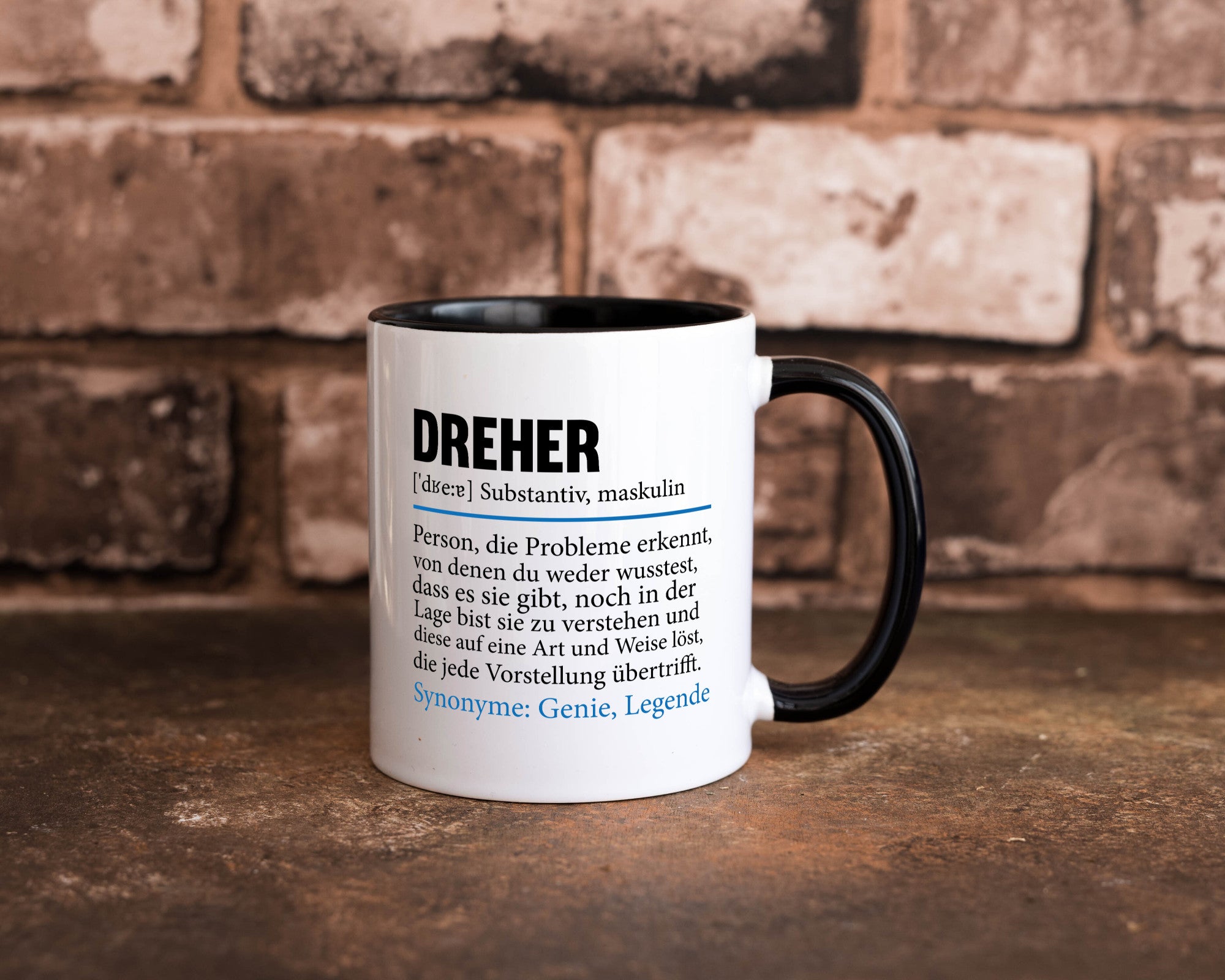 Dreher Humor | Fräser Zerspannungsmechaniker Geschenkidee Tasse