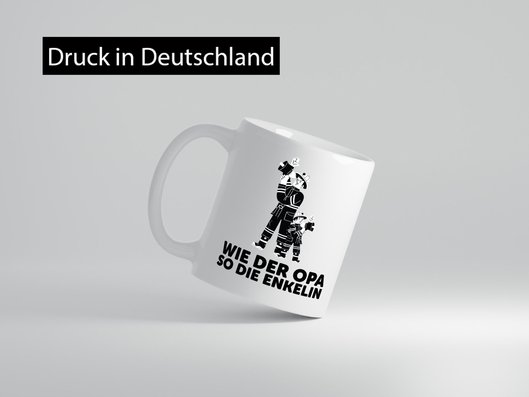 Wie der Opa, so die Enkelin | Opa Uniform lustig Familie Geschenkidee Geschenk