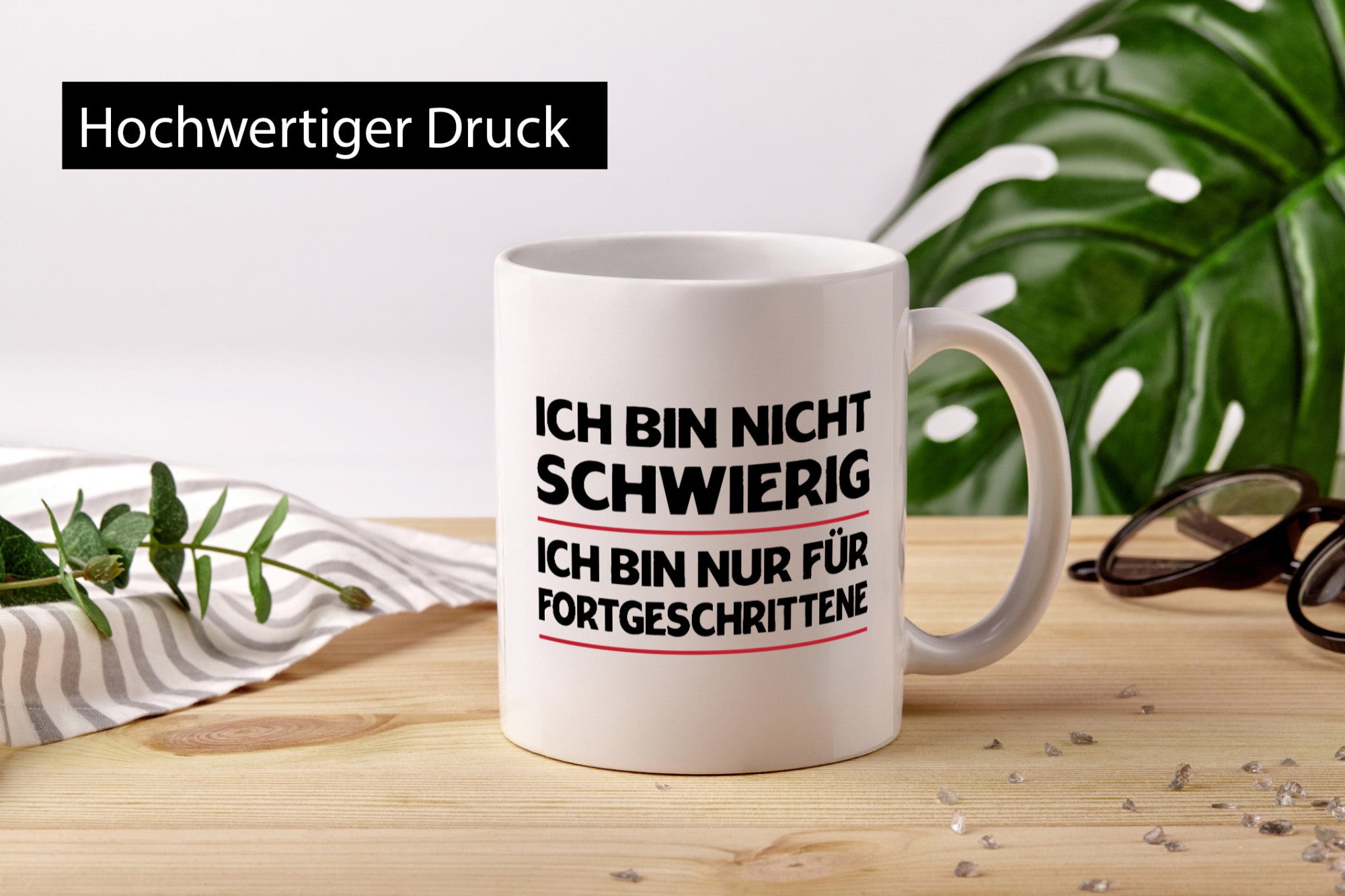 Ich bin nicht schwierig | Bürohumor Statement Geschenk Arbeit Kollegen Büro