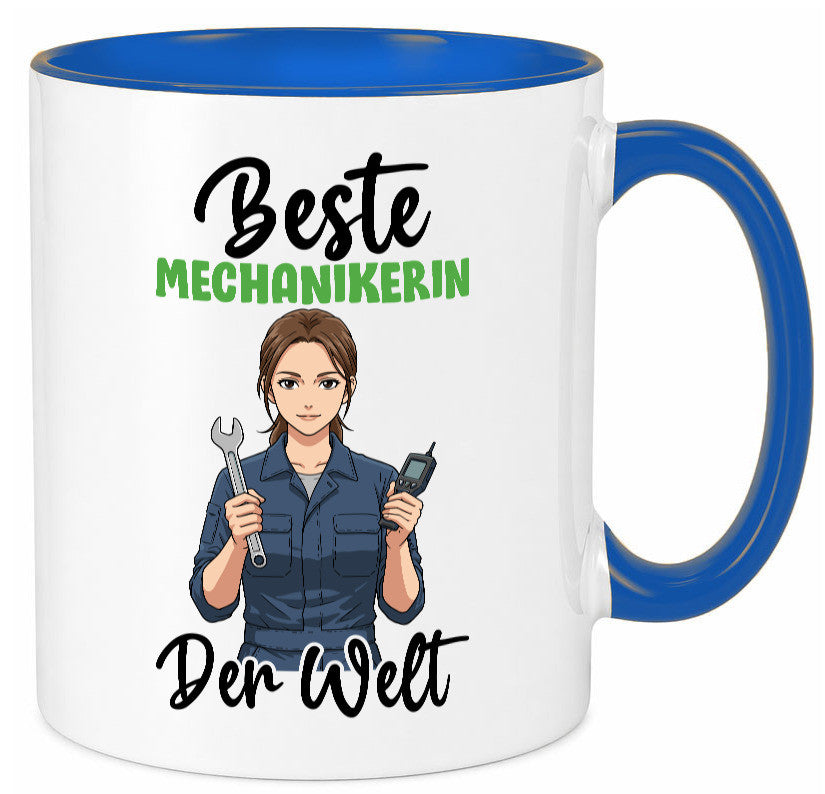 Beste Mechanikerin | KFZ v2 Humor Geschenkidee Tasse
