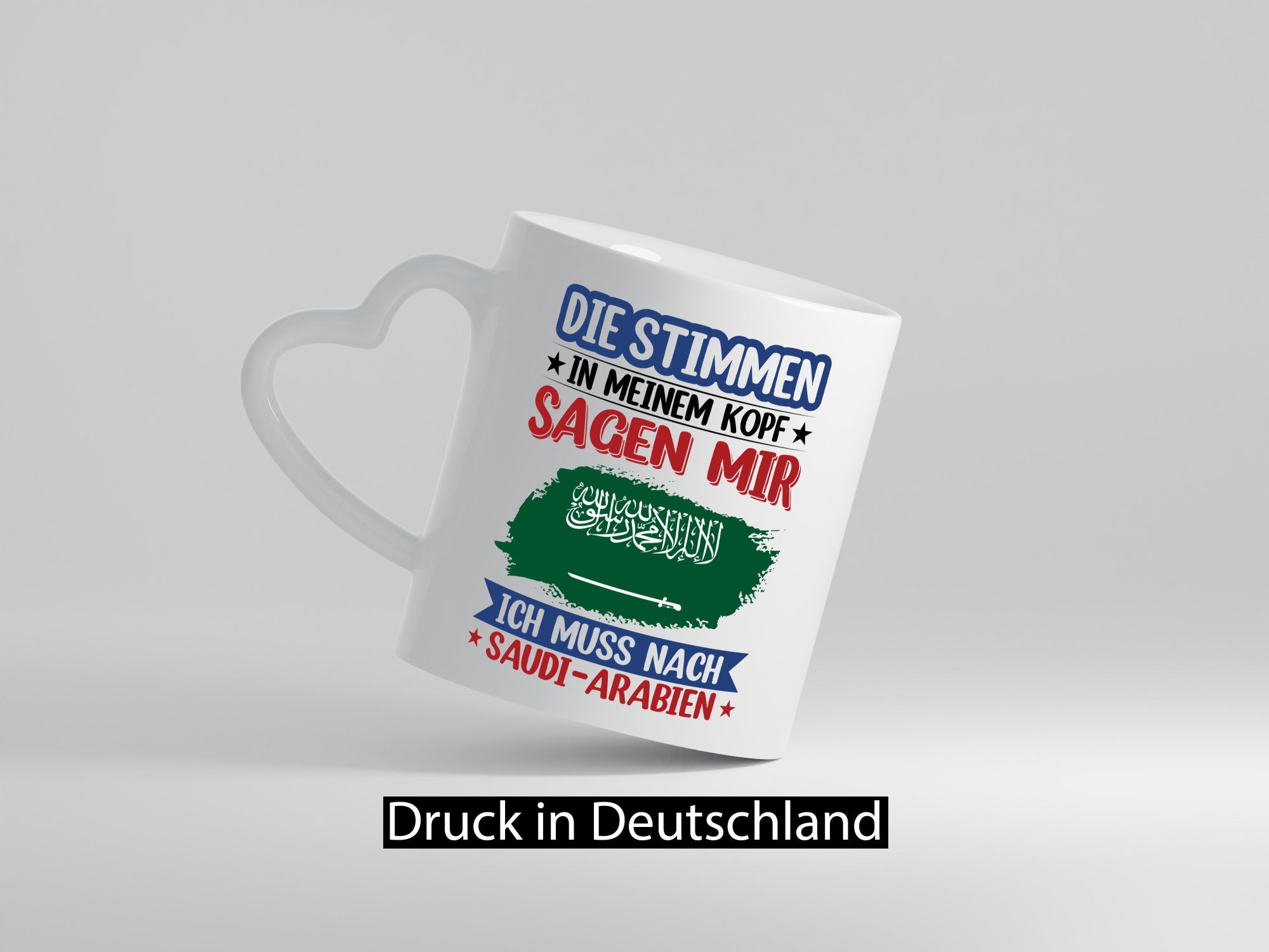 Saudi-Arabien | Urlaub Stimmen in meinem Kopf Traumland v2 Humor Geschenkidee