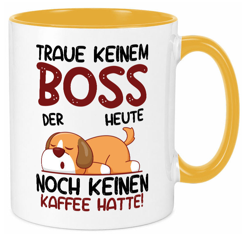 Traue keinem Boss | Führungskraft Vorgesetzter Geschenkidee Humor Tasse