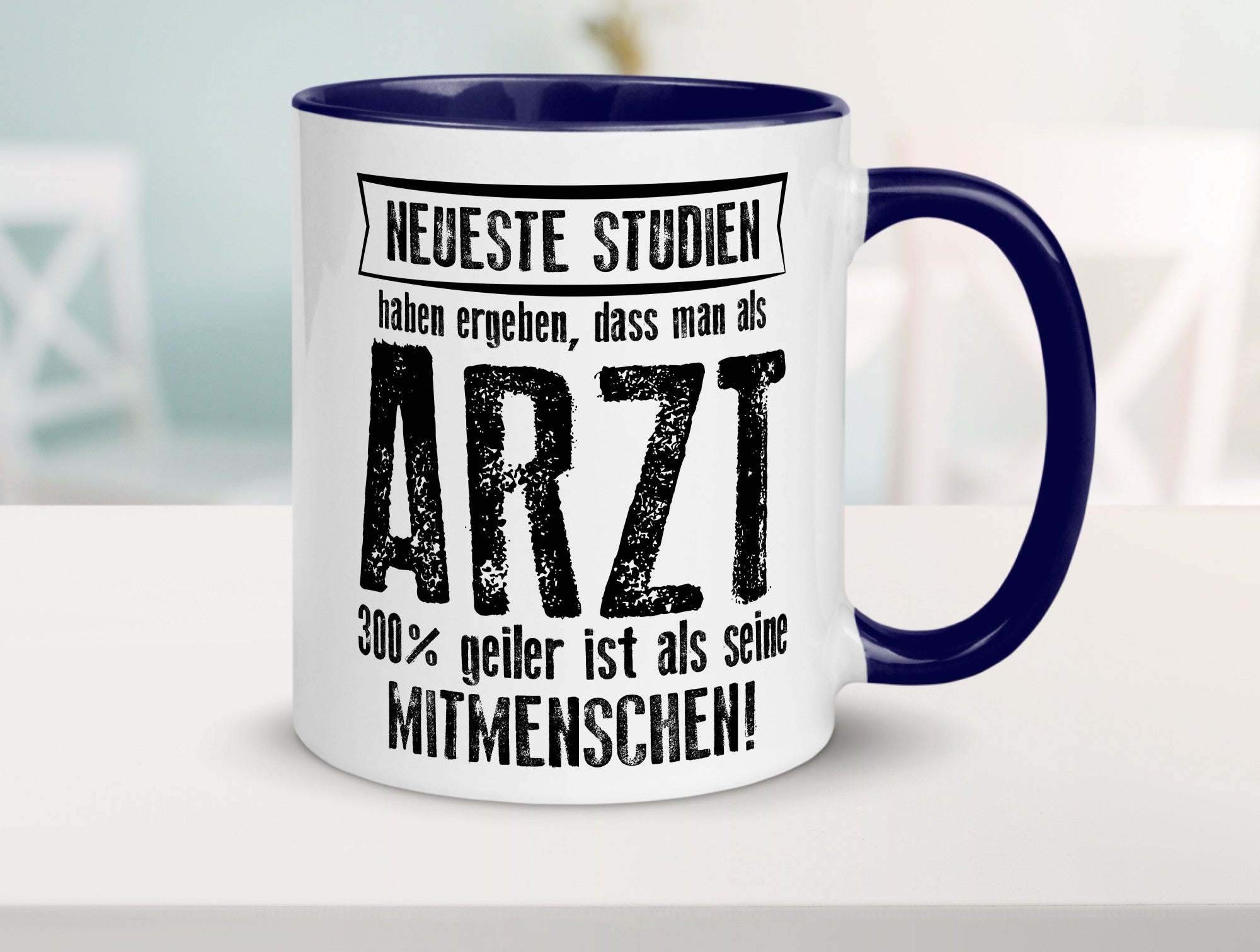 Neuste Studien: Arzt | Medizin Doktor Facharzt Geschenkidee Humor Tasse