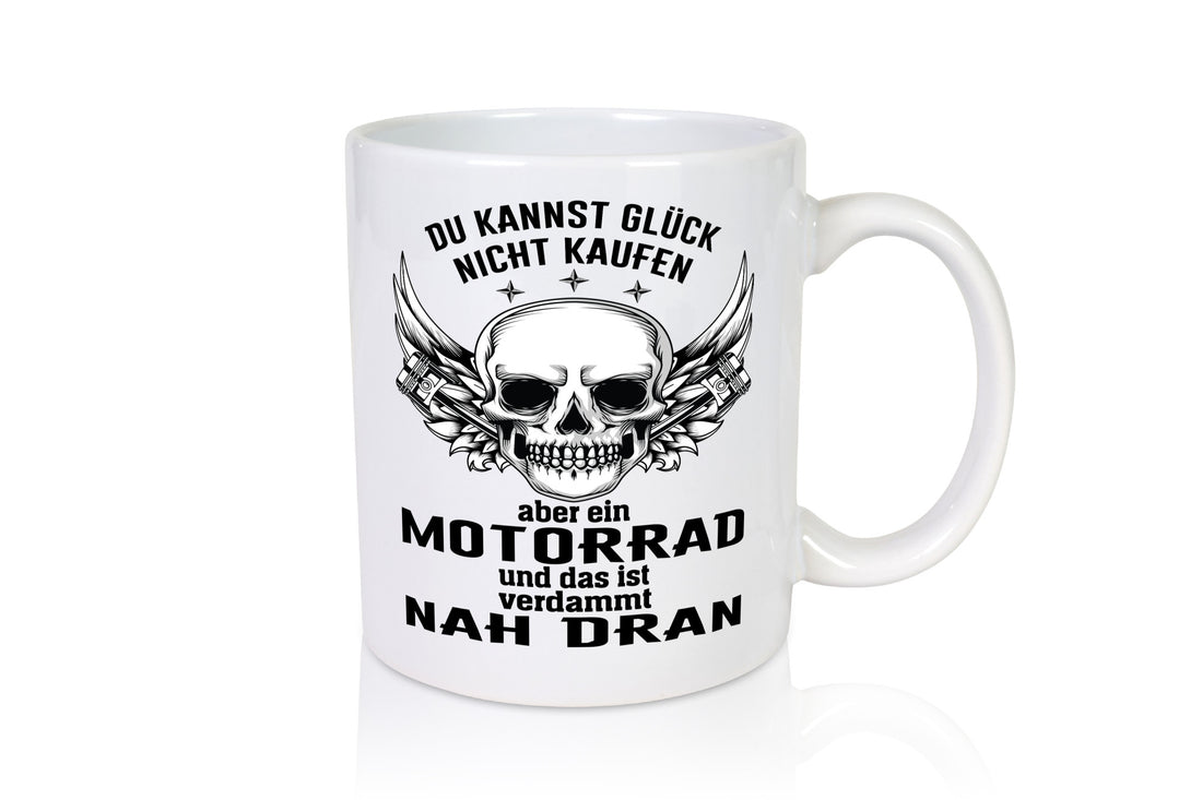 Glück kann man nicht kaufen | Motorrad Fahrer Biker Humor Geschenkidee Tasse
