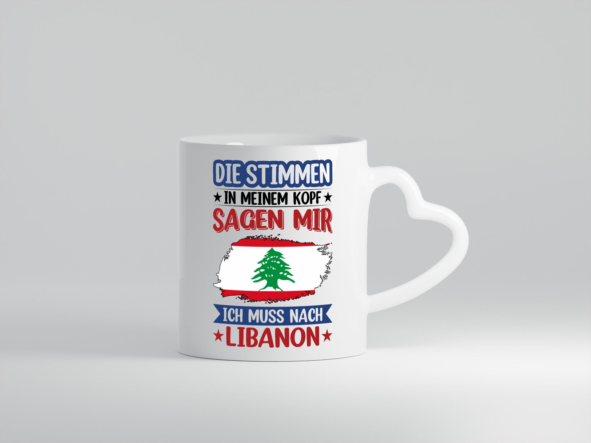 Libanon | Urlaub Stimmen in meinem Kopf Traumland lustig Humor Geschenkidee