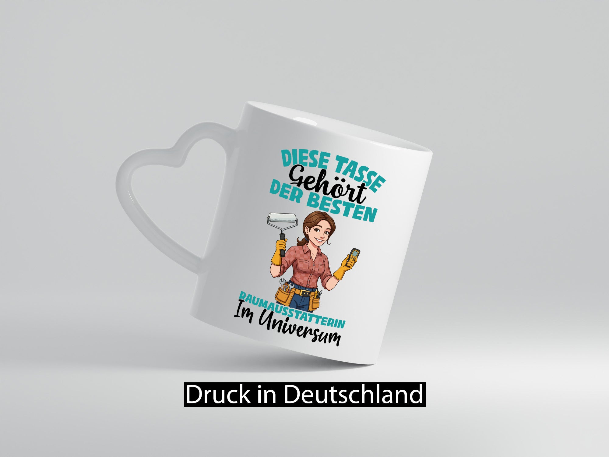 Im Universum: Raumausstatterin | Wohn Ausstatterin lustig Humor Geschenkidee