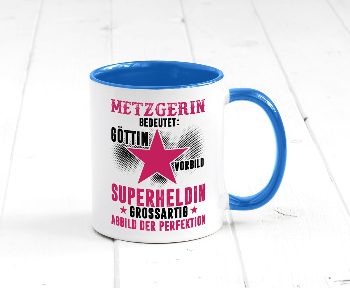 Bedeutung von Metzgerin | Fleischerin Geschenk Humor Geschenkidee lustiger Tasse
